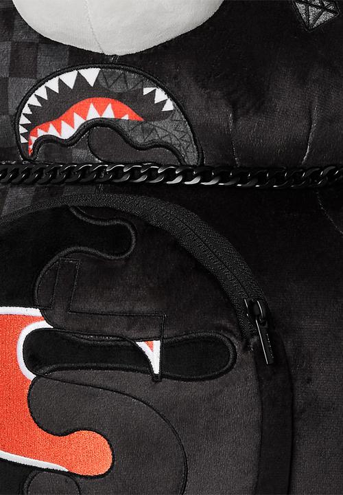 Sprayground - Unfinished Shark Teddy Bear - Black