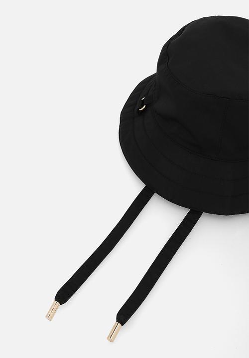 GALXBOY - NYLON/CANVAS HAT   - BLACK