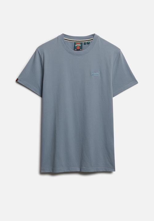 Superdry. - Essential logo emb tee - FL2 - blue 