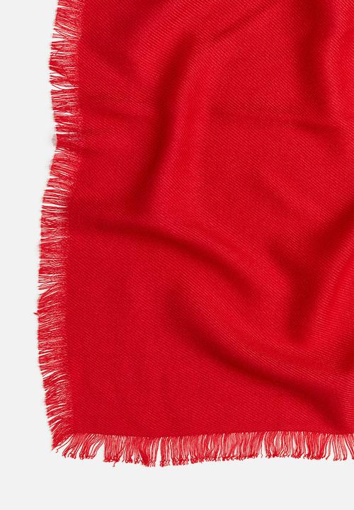 H&M - Large scarf - red