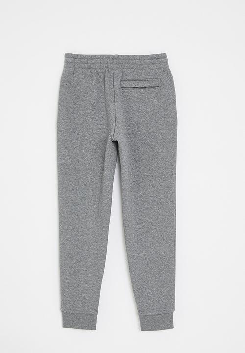 Under Armour - Ua rival fleece joggers - castlerock /light heather/white