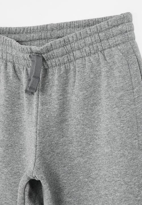 Under Armour - Ua rival fleece joggers - castlerock /light heather/white
