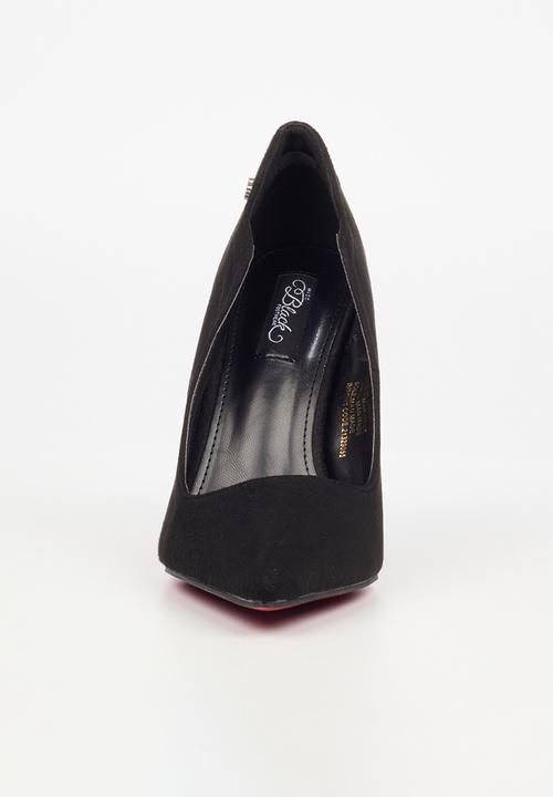 Miss Black - Lola 66 classic scallop heel - black