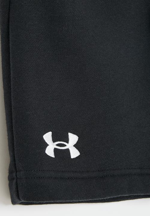 Under Armour - Ua rival fleece shorts - black/white