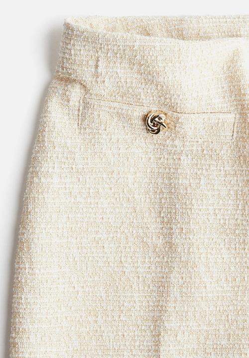 H&M - Wide trousers - cream