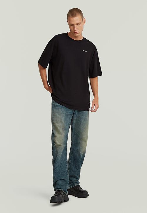 G-STAR - Rib Insert Relaxed R T - Dk Black