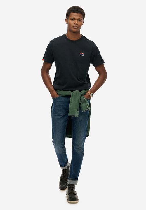 Superdry. - Great Outdoors Emb Relaxed Tee - 98T - Eclipse Navy