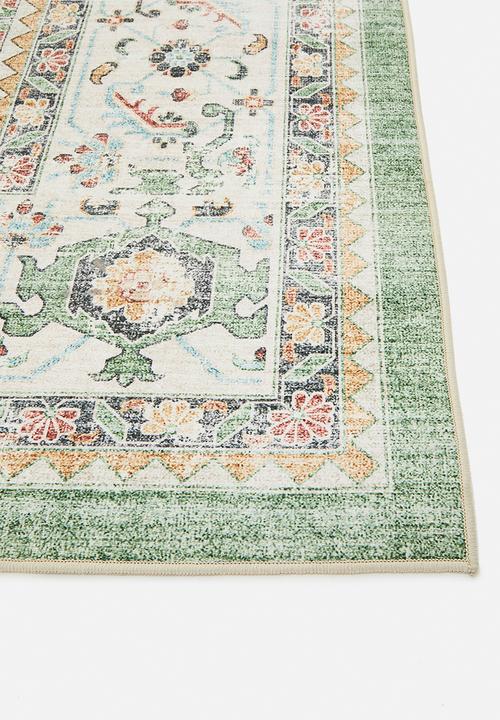 Sixth Floor - Vespra Floral Rug - Sage