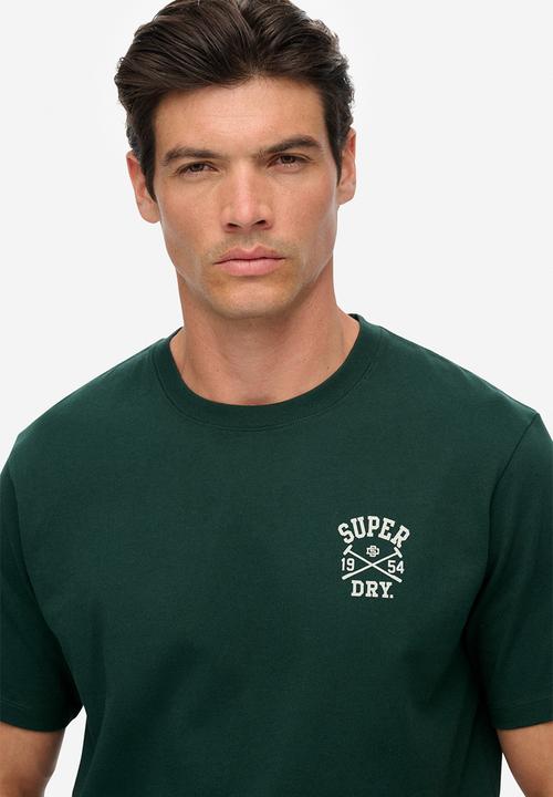 Superdry. - Athletic Club T-shirt - Enamel Green
