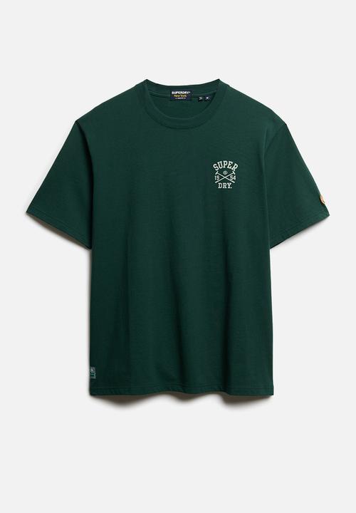 Superdry. - Athletic Club T-shirt - Enamel Green
