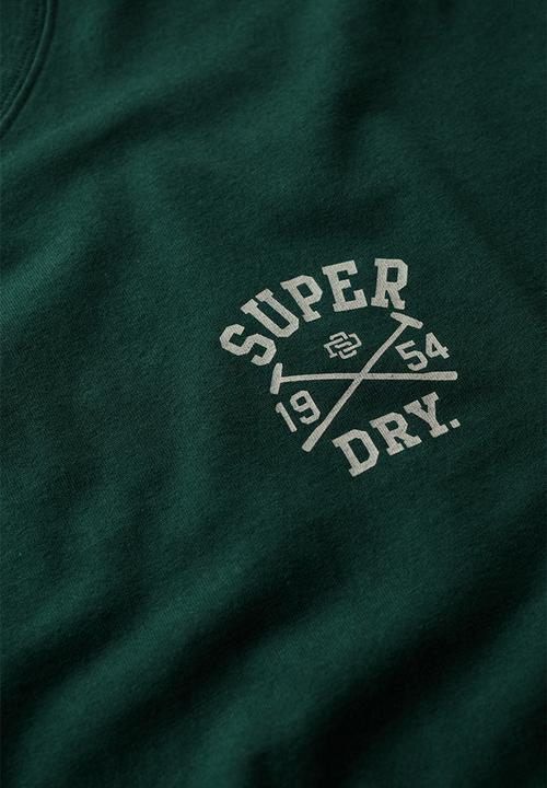 Superdry. - Athletic Club T-shirt - Enamel Green