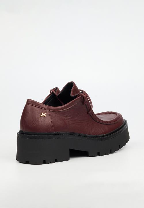 Rock & Co - Hendrix 2 chunky lace up - wine