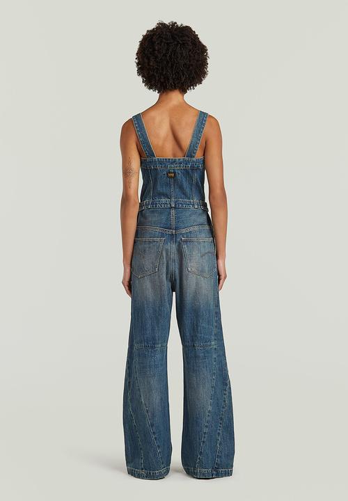G-STAR - Bustier 3D Jumpsuit wmn - Antique blueschist