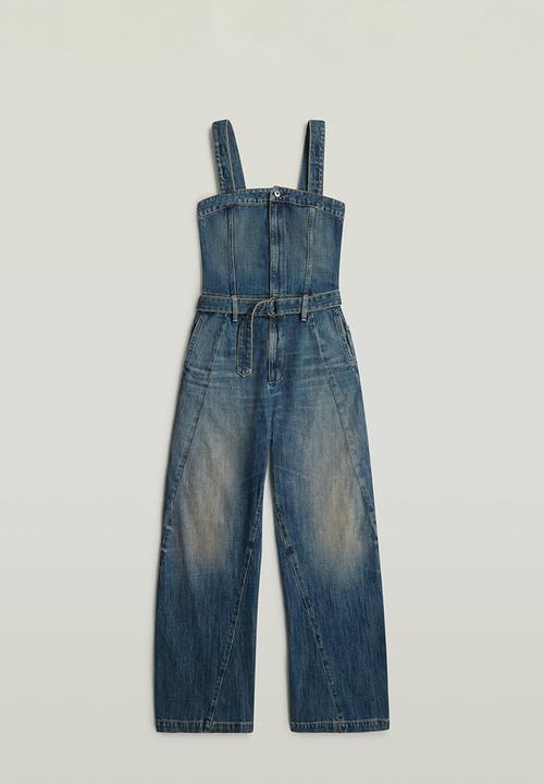 G-STAR - Bustier 3D Jumpsuit wmn - Antique blueschist