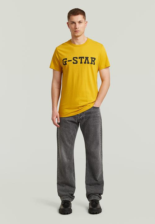 G-STAR - Graphic r t s\s - yellow