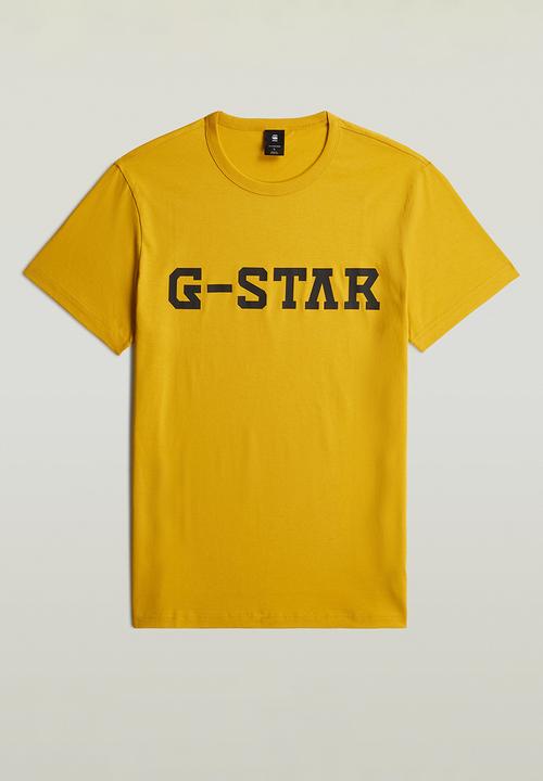 G-STAR - Graphic r t s\s - yellow