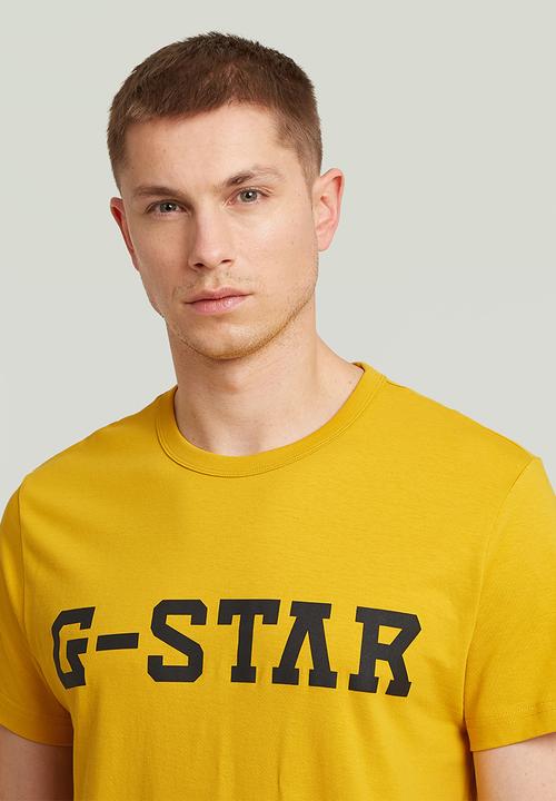 G-STAR - Graphic r t s\s - yellow