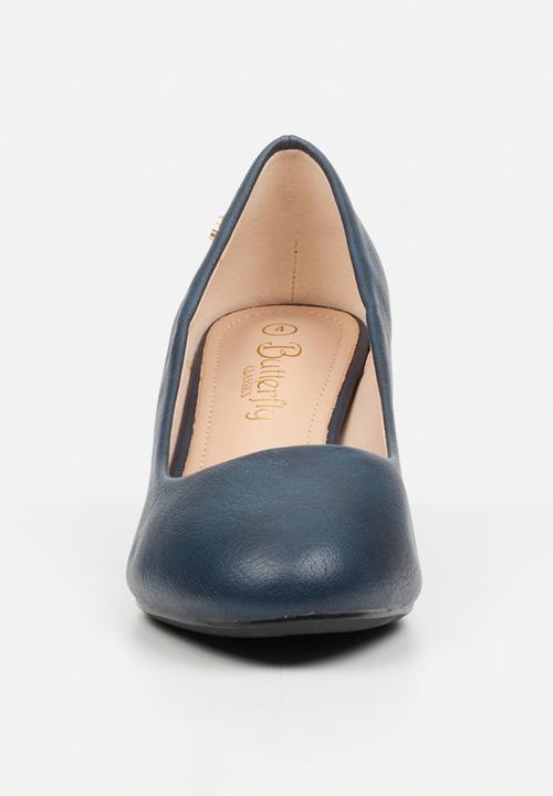 Butterfly Classics - Joan 1 court heel - navy
