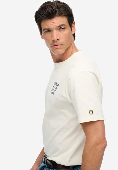 Superdry. - Athletic Club T-shirt - Off White