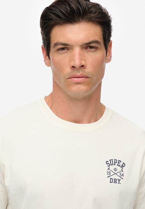 Superdry. - Athletic Club T-shirt - Off White