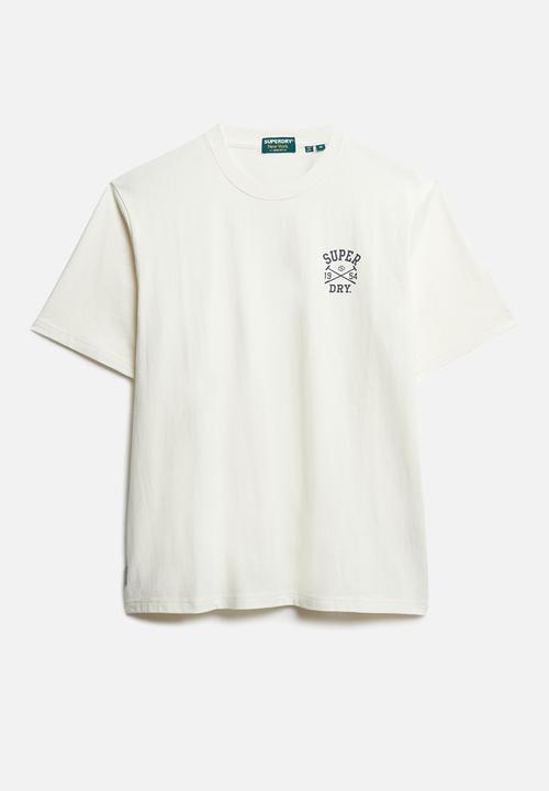 Superdry. - Athletic Club T-shirt - Off White