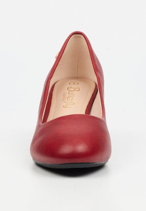 Butterfly Classics - Joan 1 court heel - red