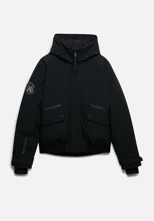 Superdry. - City Padded Bomber Jacket - Black