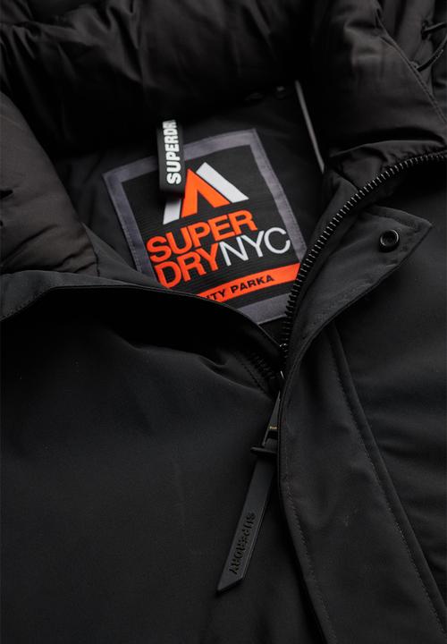 Superdry. - City Padded Bomber Jacket - Black
