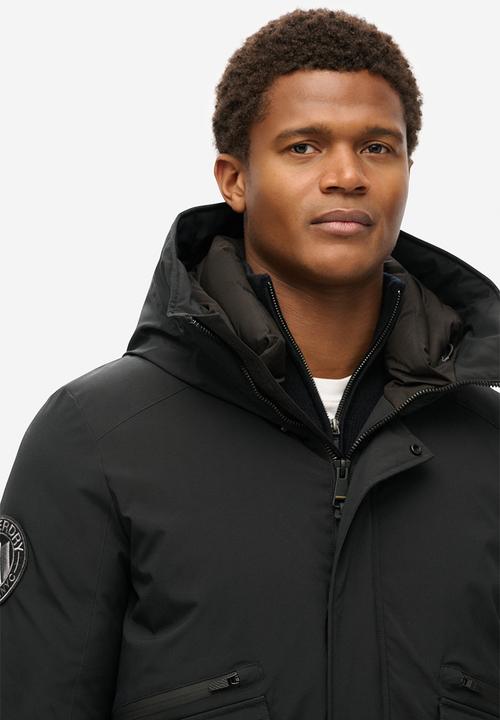 Superdry. - City Padded Bomber Jacket - Black