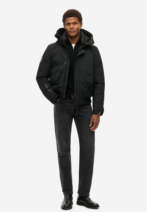 Superdry. - City Padded Bomber Jacket - Black