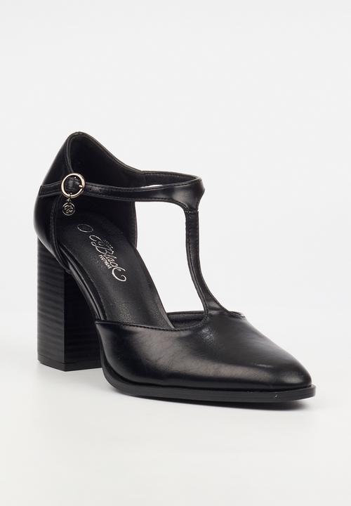 Miss Black - Kaia 1 thick block heel - black