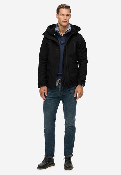 Superdry. - Hood Ultimate Emb Windbreaker - 40A - Black