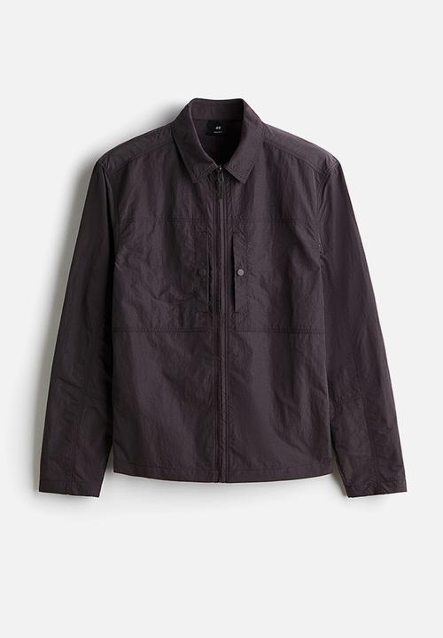 H&M - Regular fit nylon overshirt - purple