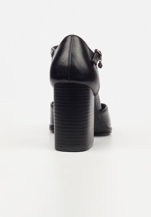 Miss Black - Kaia 2 t-bar block heel - black