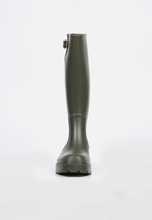 Viabeach - Laine 2 long buckle rain boot - khaki