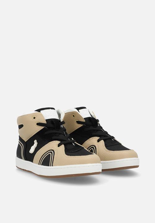 POLO - Colour Block High Top Sneaker -Black