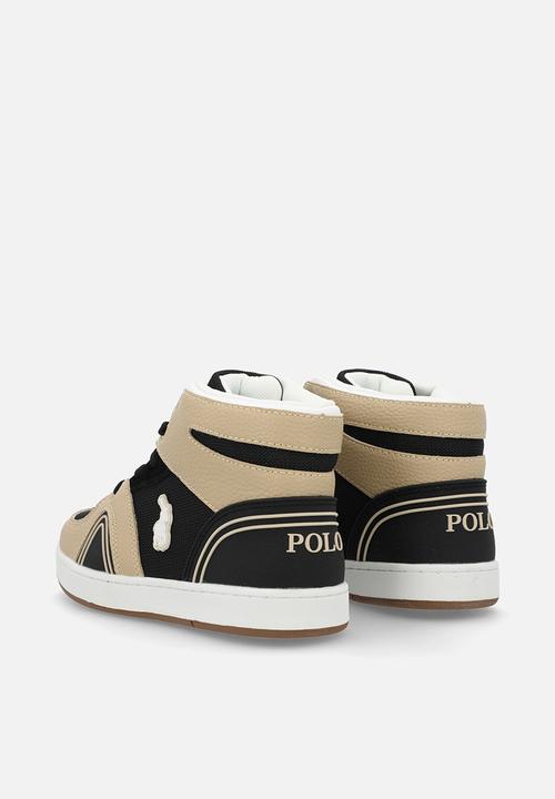 POLO - Colour Block High Top Sneaker -Black