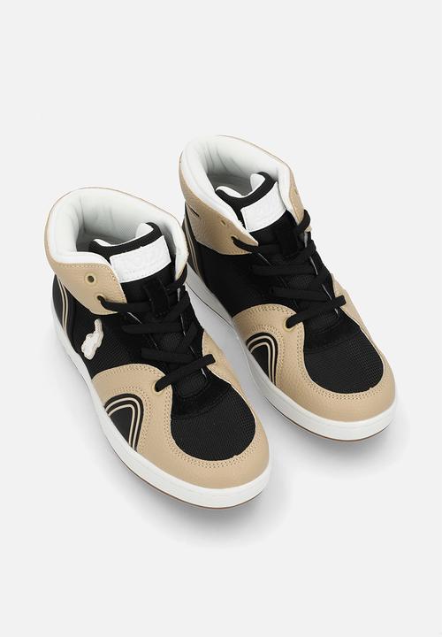 POLO - Colour Block High Top Sneaker -Black