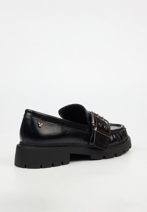 Butterfly Feet - Plush 2 loafer  - black