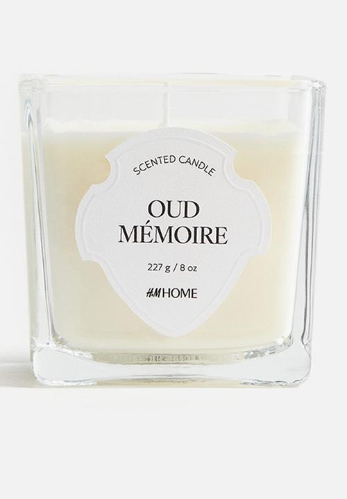 H&M - Scented candle in glass holder - oud mémoire
