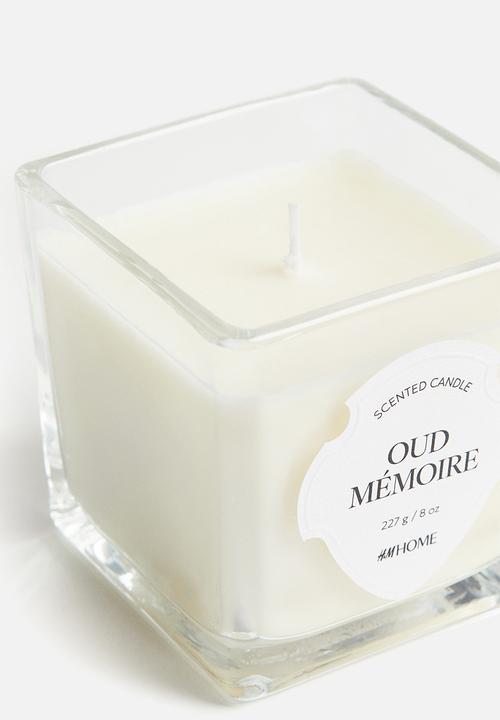 H&M - Scented candle in glass holder - oud mémoire