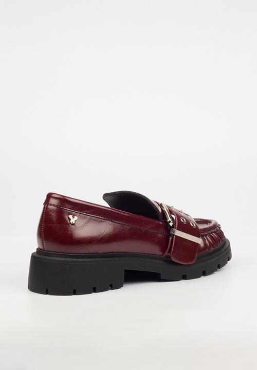 Butterfly Feet - Plush 2 loafer  - burgundy