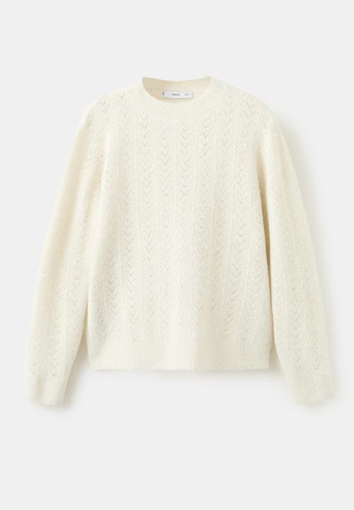 MANGO - Sweater florins - light beige