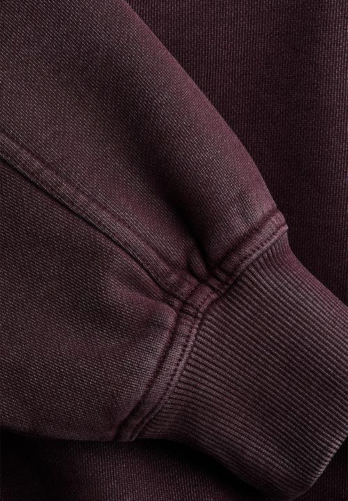 H&M - H&M Studio: Cotton sweatshirt - dark plum purple 