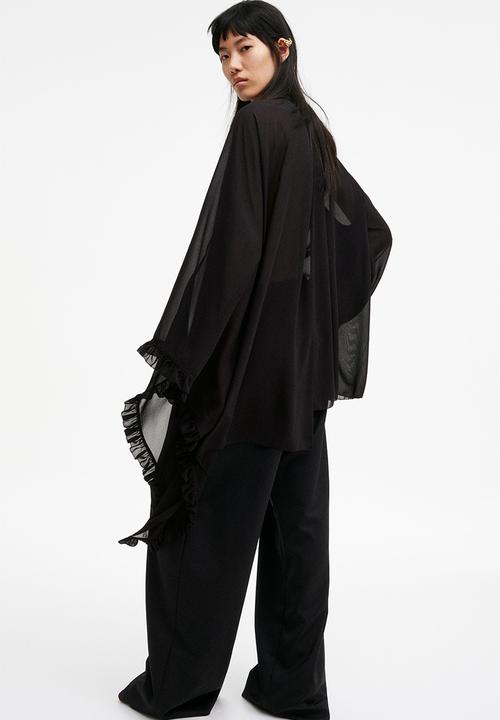 H&M - H&M Studio: Chiffon blouse - black