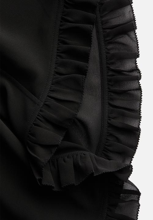H&M - H&M Studio: Chiffon blouse - black