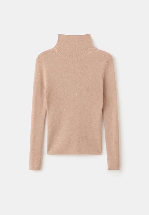 MANGO - Sweater recatada - medium brown