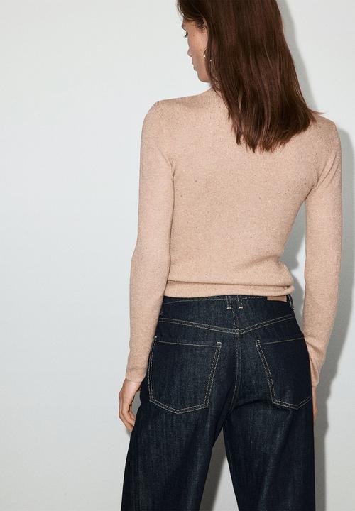 MANGO - Sweater recatada - medium brown