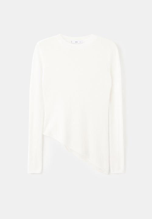 MANGO - Sweater paulete - natural