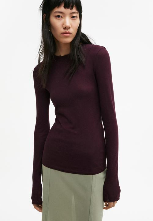 H&M - H&M Studio: Bow-detail mesh skirt - light khaki green